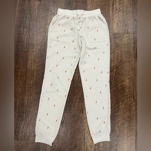 Lightning bolt sweatpants
